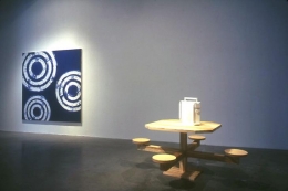 &quot;Criminal Slang,&quot; installation view, 2004. Metro Pictures, New York.