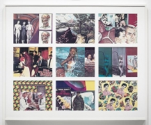 Untitled, 1976. 9 Color Xeroxes, 8 1/2 x 11 inches (each image size), (21.6 x 27.9 cm); 31 7/8 x 39 3/8 inches (total frame size), (81 x 100 cm). MP D-512