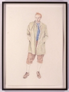 TinTin 6, 2005. Colored pencil drawing on paper, 23.4 x 16.5 inches. MP D-12
