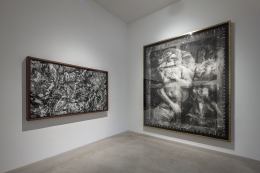 Robert Longo: When Heaven and Hell Change Places. Installation view, 2019.