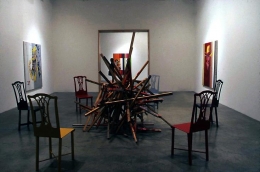 &quot;Jacqueline: The paintings Pablo couldn&#039;t paint anymore,&quot; installation view, 2000. Metro Pictures, New York.