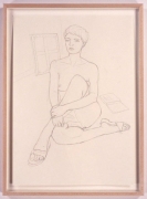 Margit, 2005. Pencil drawing on paper, 23.4 x 16.5 inches. MP D-4