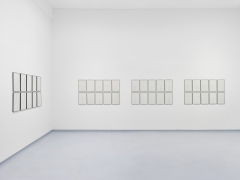Jack Goldstein, Selectric Work. Installation view, 2019. Metro Pictures, New York.