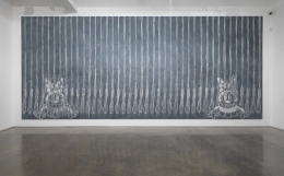 Here&#039;s ... Honey, 1992. Wall drawing installation, 153 x 356 1/2 inches (388.6 x 905.5 cm).
