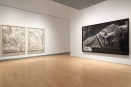 Proof: Francisco Goya, Sergei Eisenstein, Robert Longo. Installation view, 2017. Brooklyn Museum.