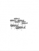 Google, 2009. Graphite on paper, 11 x 8 1/2 inches (27.9 x 19.1 cm)