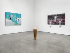 Jim Shaw. Installation view, 2017. Metro Pictures, New York.