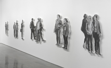 &quot;Here in the Real World.&quot; Installation view, 2015. Metro Pictures, New York.