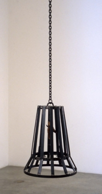 Hamster Trap, 1999. Metal, wood, 11-1/2 x 21 x 6 inches. MP 6