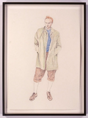 TinTin 6, 2005. Colored pencil drawing on paper, 23.4 x 16.5 inches. MP D-12