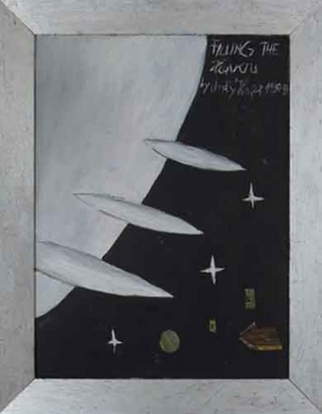Filling The Heavens, 2007. Oil on board, 22-1/8 x 28-1/8 inches (55.6 x 70.8 cm). MP 17