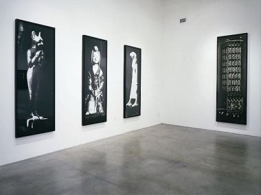 &quot;The Freud Drawings,&quot; installation view, 2001. Metro Pictures, New York.