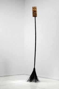 Stephen G Rhodes, Broken Continuum: Tall Story, 2009. Mixed media, 96 x 12 inches (243.8 x 30.5 cm). MP 4