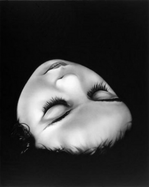 Untitled (Rita), 2007. Charcoal on paper, 88 x 70 inches (image) (223.5 x 177.8 cm); 92-1/2 x 73-3/8 inches (frame) (232.4 x 184.5 cm). MP D-799