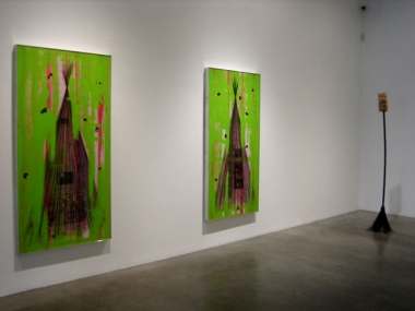 Group Exhibition, 2009, installation view. Metro Pictures, New York.