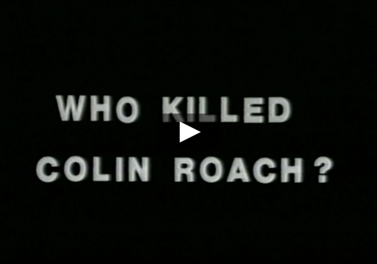 Isaac Julien short film featuring footage of protests around the death of Colin Roach