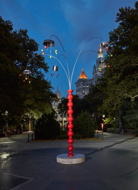 Kitchen Trees. Installation view, 2018. City Hall Park, New York.