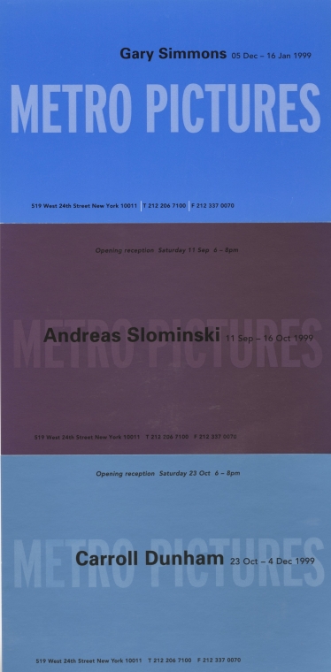 Invitations from 1999