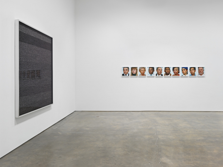 A Study of Invisible Images. Installation view, 2017. Metro Pictures, New York.