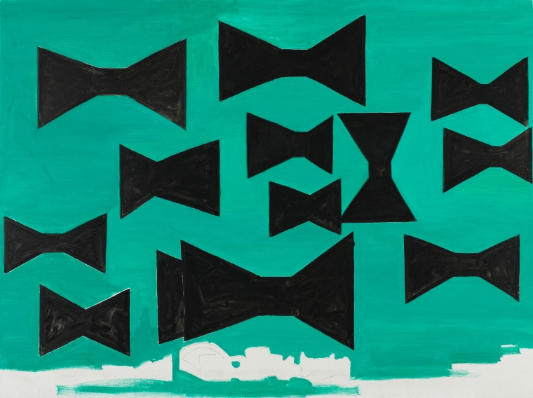 Untitled, 1987. Oil on canvas, 59 x 75 in (149.9 x 200.7 cm). MP 9